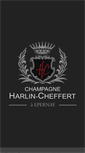Mobile Screenshot of champagne-harlin-cheffert.fr