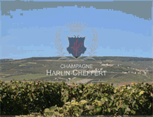 Tablet Screenshot of champagne-harlin-cheffert.fr